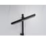 Душевая система ALOUTE со смесителем и тропическим душем/стойка черный матовый A9004H 7