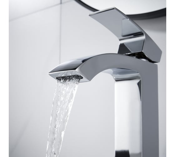 Смеситель для накладной раковины ALOUTE водопад, высота 310 мм, хром A1101-1 1