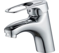 Смеситель для умывальника ALOUTE тюльпан с коротким изливом, хром, крепление на шпильке A3101