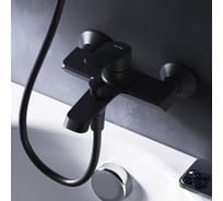 Смеситель для ванны и душа AM.PM Func черный F8F10022