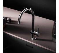 Смеситель для кухни AM.PM Func с С-изливом, хром F8F07000