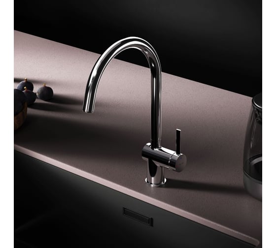 Смеситель для кухни AM.PM Func с С-изливом, хром F8F07000 1