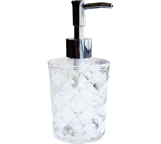 Дозатор для жидкого мыла Delphinium коллекция Ice, пластик 106310 1