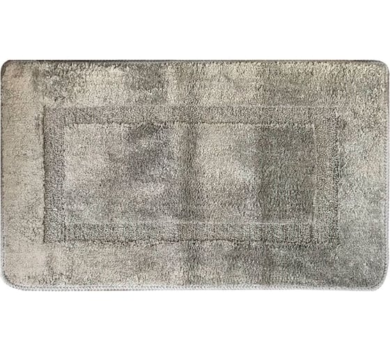 Ковер коллекция Delphinium Моно микрофибра 45х75см, серый 103334 1
