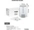 Механический дозатор мыла TOSSEN Professional MN 7226 PM 211068 15
