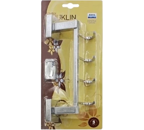Полотенцедержатель Bath Plus BRUKLIN 4 крючка BR-86005-4