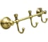 Тройной крючок Bath Plus BRONX gold BXG-65705-3 1
