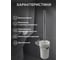 Щетка для туалета с керамической колбой Bath Plus TERRA Chromed С-51099 4
