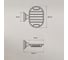 Настенная мыльница-решетка Bath Plus BX-65709 3