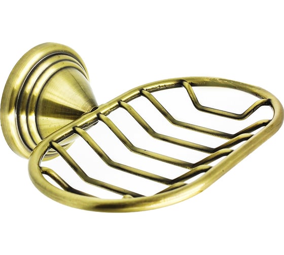 Мыльница-решетка Bath Plus BRONX gold BXG-65709