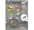 Мыльница-решетка Bath Plus BRONX gold BXG-65709 2