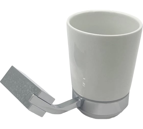 Керамический стакан с держателем Bath Plus TERRA Chromed C-51094 1