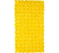 Коврик для ванны Bath Plus Камешки противоскользящий, желтый, 70x36 4_1 желт