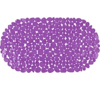 Коврик для ванны Bath Plus Галька противоскользящий, сиреневый, 67x36 14 сиреневый