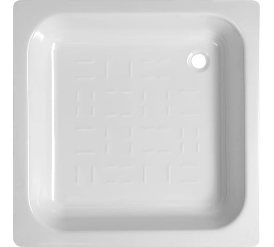 Стальной душевой поддон BLB 700x700, рифленый CF70