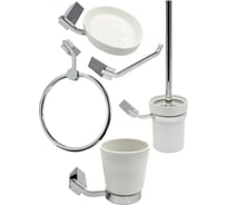 Комплект аксессуаров Bath Plus TERRA  Chromed набор для ванной C-510-2