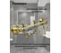 Комплект аксессуаров Bath Plus SET набор матовое золото BXG-SET-03 6