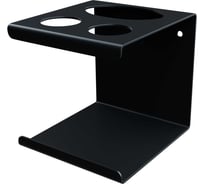 Подставка для 2 электрических зубных щеток и пасты Parallels Perfect Tools настенная, черная 00059