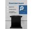 Подставка для 2 электрических зубных щеток и пасты Parallels Perfect Tools настенная, черная 00059 5