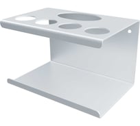 Подставка для 4 электрических зубных щеток и пасты Parallels Perfect Tools настенная, белая 00056