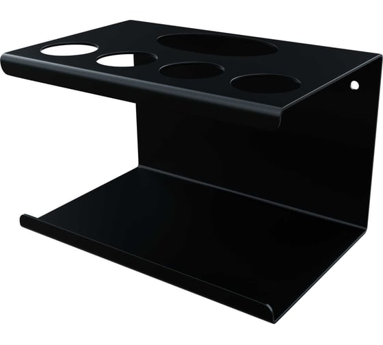 Подставка для 4 электрических зубных щеток и пасты Parallels Perfect настенная, черная Tools 00057 1