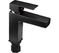 Смеситель на раковину BRIMIX из высокопрочного пластика АБС, ЧЕРНЫЙ, квадратный корпус 5974