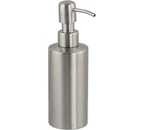 Дозатор для жидкого мыла Санакс настольный, 310 мл, цилиндрический корпус, из нержавеющей стали SUS 304, цвет сатин 22076
