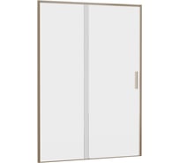 Дверь в нишу Aquanet AE65-N140-GBT Pleasure Evo 1400 мм, зол.браш.никель/прозр. Easy Clean (352427) 00352427