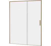 Дверь в нишу Aquanet AE65-N160-GBT Pleasure Evo 1600 мм, зол.браш.никель/прозр. Easy Clean (352429) 00352429