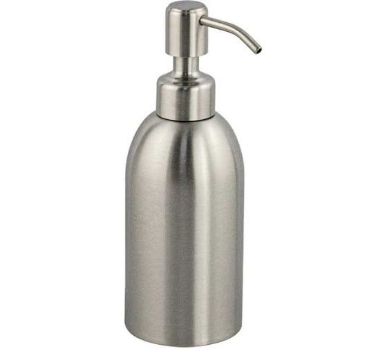 Дозатор для жидкого мыла Санакс настольный, 330 мл, конусообразный корпус, из нержавеющей стали SUS 304, цвет сатин 22075 1