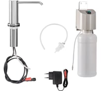 Дозатор для жидкого мыла встраиваемый в столешницу Merida латунный, сенсорный, полированный, 1 л, d25 мм DWP105