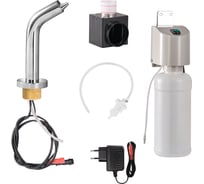 Дозатор для жидкого мыла MERIDA встраиваемый в стену латунный, сенсорный, полированный, 1 л, d32 мм DWP108