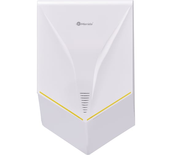 Сушилка для рук MERIDA В-Турбо пластиковая, высокоскоростная, белая, 1000 Вт M87P 1