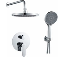 Душевая система скрытого монтажа OUTE монтируемая в стену, хром, выполнена из латуни T21000-2