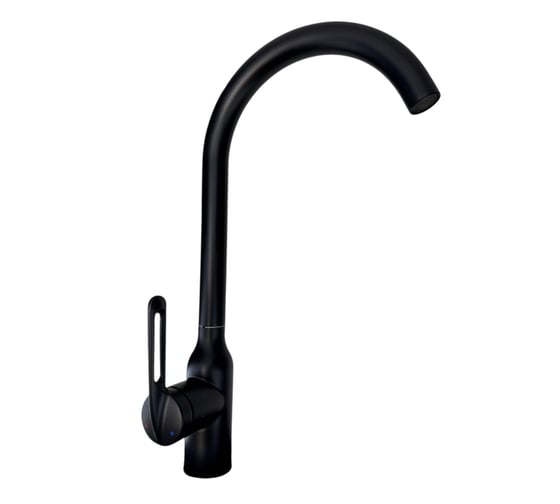 Смеситель для кухни OUTE из нержавеющей стали SUS 304 цвет черный высота 380 мм T715K-300 1