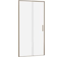 Дверь в нишу Aquanet AE65-N100-GBT Pleasure Evo 1000 мм, золотой брашированный никель/прозрачный Easy Clean (352423) 00352423