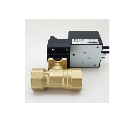 Двухходовой шаровой кран TECHNO DN20, резьба G3/4 с электроприводом 2Нм, 220В, HK220-02DF/230V 612202