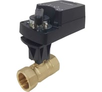 Двухходовой шаровой кран TECHNO DN40, резьба G1-1/2 с электроприводом 8Нм, 24В, HK240-08DF/24V 612401