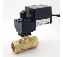 Двухходовой шаровой кран TECHNO DN32, резьба G1-1/4 с электроприводом 4Нм, 24В, HK232-04AN/24V 612323