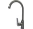Смеситель для кухни MIXLINE 35k ML14-032GR высокий излив б/отв боковая п/гайку графит без подводки 556616 1