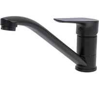 Смеситель для кухни MIXLINE 35k ML14-03BL б/отв п/гайку черный, без подводки 556609