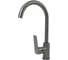 Смеситель для кухни MIXLINE 35k ML15-031GR высокий излив б/отв боковая п/гайку без подводки графит 556665 1