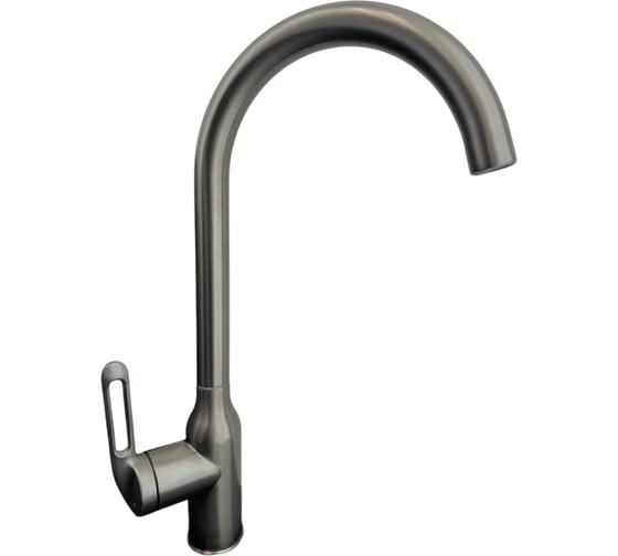 Смеситель для кухни OUTE с высоким изливом из нержавеющей стали SUS 304, графит T713Y 1