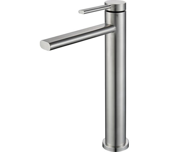 Смеситель для накладной раковины/умывальника OUTE матовый хром, фиксированный излив T40701-1 1