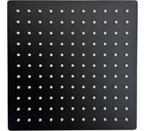 Тропическая лейка для душа OUTE потолочная квадрат 25 см, матовый черный, с шарниром для изменения угла наклона TH98H-10