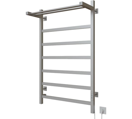 Полотенцесушитель MIXLINE FAVORITE 80х50 таймер,481 Вт, 6 перекл+полка электрический матовый хром 557210 1