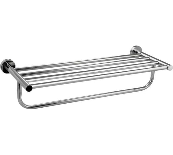 Полка для полотенца BRIMIX с опорой, из нержавеющей стали, цвет хром 1242 1