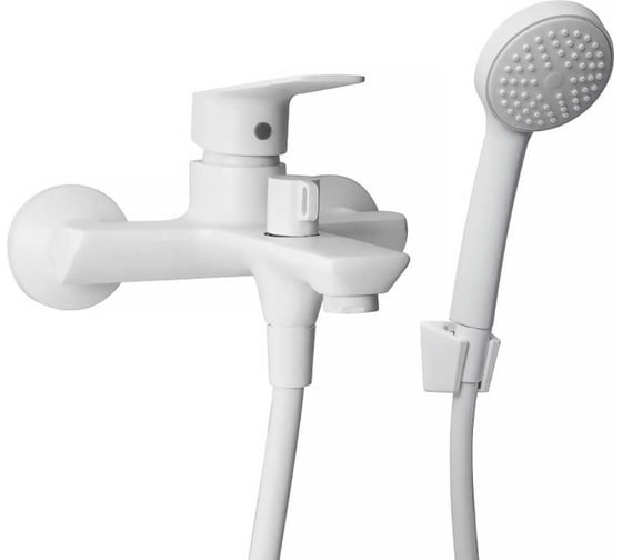 Смеситель для ванны MIXLINE 35k ML15-01W белый 556667 1