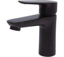 Смеситель для раковины MIXLINE 35k ML14-04BL б/отв п/гайку ЧЕРНЫЙ без подводки 556600