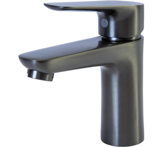 Смеситель для раковины MIXLINE 35k ML14-04GR б/отв п/гайку ГРАФИТбез подводки 556601 1